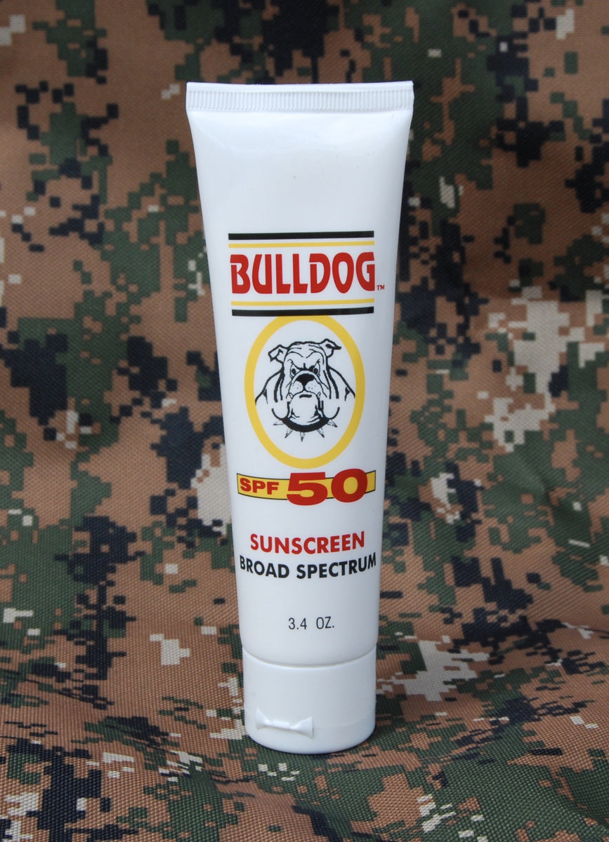 Bulldog sunscreen shop